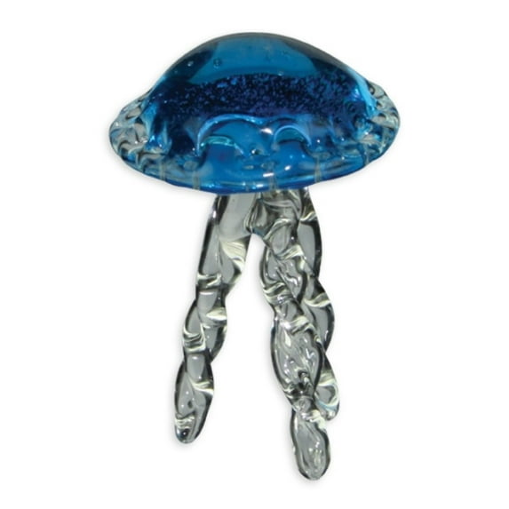 Looking Glass Limited Edition Torch Sculptures - Mini Glass Sculpture - Hand Crafted Glass (Kelly the Jellyfish)