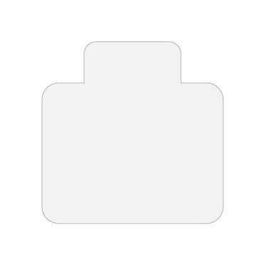 AUQ Chair Mat Plastic Mat for Under Office Chair Plastic Floor Mat for Office Chair Over Carpet,Style1