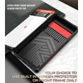 thumbnail image 6 of for Google Pixel 7 Pro Case with Ring, Sliding Camera Cover Heavy Duty Protective Case with Card Holder Magnetic Kickstand Case Shockproof Protective Phone Case Black, 6 of 8