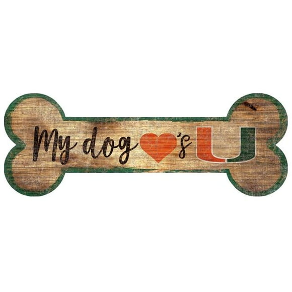 University of Miami Dog Bone Sign