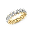 thumbnail image 3 of Marquise Shape Lab Grown Diamond Milani Eternity Ring For Women | 7 Carat IGI Certified 14K Yellow Gold | FG-VS Quality Friendly Diamonds Eternity Ring Size 6, 3 of 5