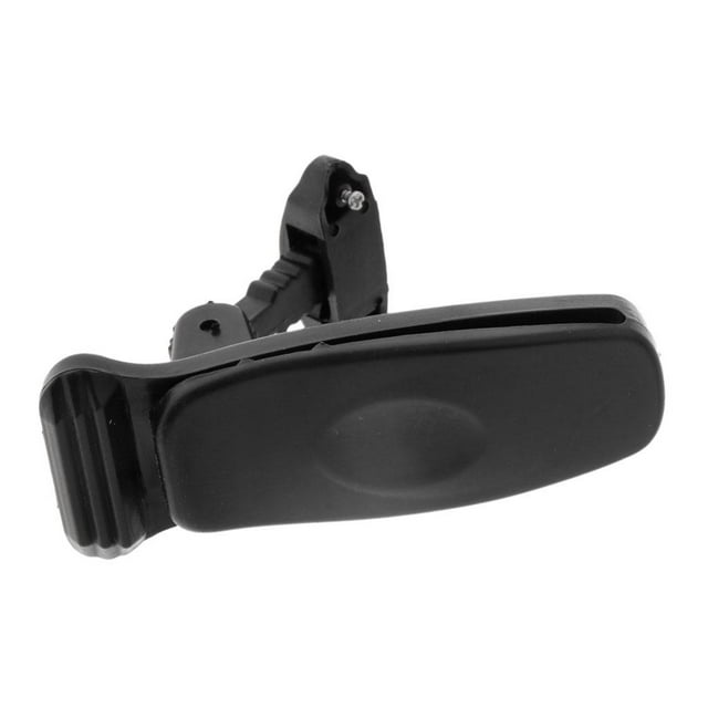 Práctico Clip de Soporte de Gafas de terre Negro Clip de Sombrero de Lentes Polarizados de Plástico
