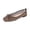 Brown, variant on Woven Ballet Flats Shoes for Women Square Toe Dress Shoes with Bow Comfortable Slip On Flats Closed Toe Casual Mesh Dressy Shoes