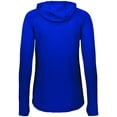 thumbnail image 4 of Holloway Sportswear S Womens 3D Regulate Lightweight Pullover Royal Heather 222753, 4 of 4