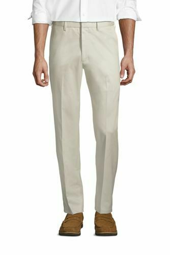 Lands' End Comfort Waist No Iron Twill 