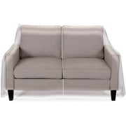 LAMINET Clear Vinyl Couch Protector, Heavy Duty Sofa and Furniture Cover, Loveseat Sofa, 36"BH x 18"FH x 84"W x 40"D