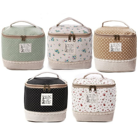 Little Black Travel Case - Portable Multifunction Travel Cosmetic Bag Makeup Case Pouch Toiletry Organizer Case Carry Tote