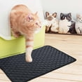 thumbnail image 2 of Discounted Items Clearance Summer Dog Cooling Mat Washable Ice Silk Self Cool Pad for Small Dogs and Cats, 20x16in Pet Sleeping Pad for Crate, Bed, Indoor & Outdoor Floor, Car Seats(Black), 2 of 8