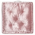 thumbnail image 2 of SAFAVIEH Belia Solid Floor Pillow, 25" x 25", Blush, 2 of 6