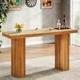 thumbnail image 1 of Tribesigns Long Bar Table, 62.9-Inch Rectangular Counter Height Pub Table for Kitchen Dining Room, 1 of 5