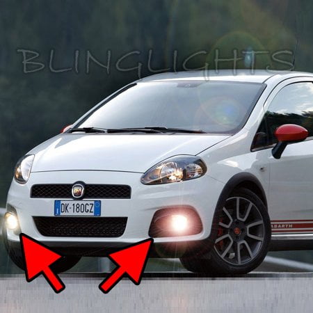 For BlingLights Brand Fog Lights for 2007-2015 Fiat Abarth Grande Punto