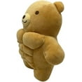 thumbnail image 2 of Muscle Abs Pig 30CM/11.8 inches Plush Cuddly Stuffed Animal Toy Figure (Pig，Brown), 2 of 4