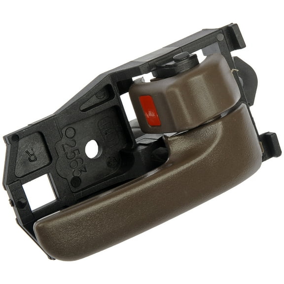 Dorman 80490 Front Passenger Side Interior Door Handle for Specific Toyota Models, Brown; Textured