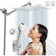 thumbnail image 1 of Regaderas para Baño,Combo de 10'' Regadera Cuadrada Alta Presion y 9'' Shower Head de Mano,Alcachofa Acero Inoxidable con 3 Modos de Rociado,con Brazo de Extensión de 9'' y 2 Ganchos,para Baño,Hotel, 1 of 9