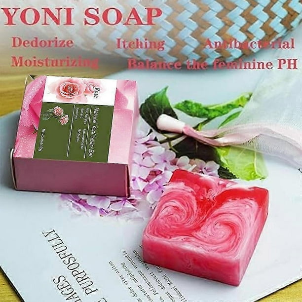 Private Yoni Soap Essential Oil soap,PH Balance Eliminates Odor Heals and Soothes, 100% Natural