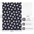 thumbnail image 2 of 2 Pcs Pioneer Flower Floral Print Pattern Kitchen Towels, Funny Microfiber Dish Towel Set, 18" X 26" Tea Towels, 2 of 6