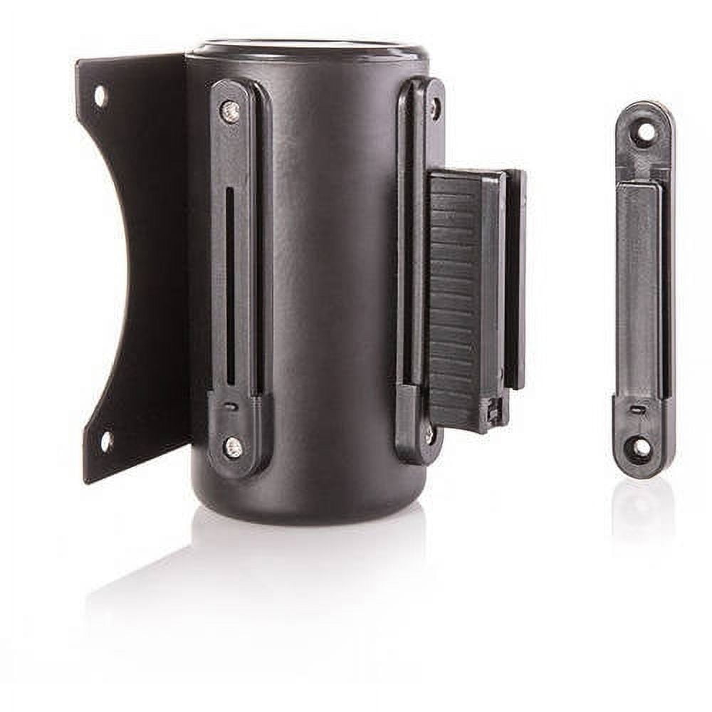 US Weight Wall Mount with Retractable Belt - 8 Foot - For Closing Off Areas for Cleaning or When Safety is a Concern