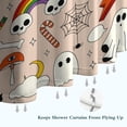 thumbnail image 6 of Spooky Halloween Night Pumpkin Black Cat Pattern Shower Curtain Waterproof Quick-Dry,72x72in Shower Curtain, 6 of 6