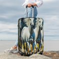 thumbnail image 7 of Fuzoiu Running horses Print Suitcase Cover,Washable Luggage Covers for Suitcase,Elastic Luggage Protector Cover,Scratch Resistant Travel Suitcase Covers-X-Large, 7 of 7