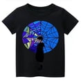 thumbnail image 1 of Nouveau T-Shirt Noir Wednesday Addams Garçon Fille Été Vêtements Décontractés Col Rond Manche Courte Blouse Y2k Wednesday Rôle Chemises, 1 of 2