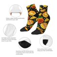 thumbnail image 6 of Bingfone Tangerine Design Patterned Men'S Women'S Casual Cotton Socks, 6 of 9