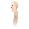 thumbnail image 3 of Hairdresser Training Head, Practical  Hand Feel Mannequin Head Convenient  For Hairdressing Training Purple,Beige,Sky Blue, 3 of 8