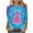 E-Multicolor, variant on Jinhomg Women's Rabbit Graphic Shirts Fancy Cute Easter Day Themed Tunic Tops Casual Comfy 3/4 Sleeve Crew Neck Blouse Holiday Celebration Gifts Sales Today Multicolor XL