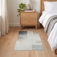 thumbnail image 3 of ODIKA 2'x3' Ultra-Soft Accent Mat, Extra Tonal Abstract Distressed Vintage Inspired Plush Large None Washable, Bare feet friendly, Easy Care Indoor rug for Bedside, Footrest, 3 of 7