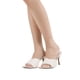 thumbnail image 5 of DREAM PAIRS Sandalias Mule de Tacón Alto 3.3" Blanco, 5 of 7
