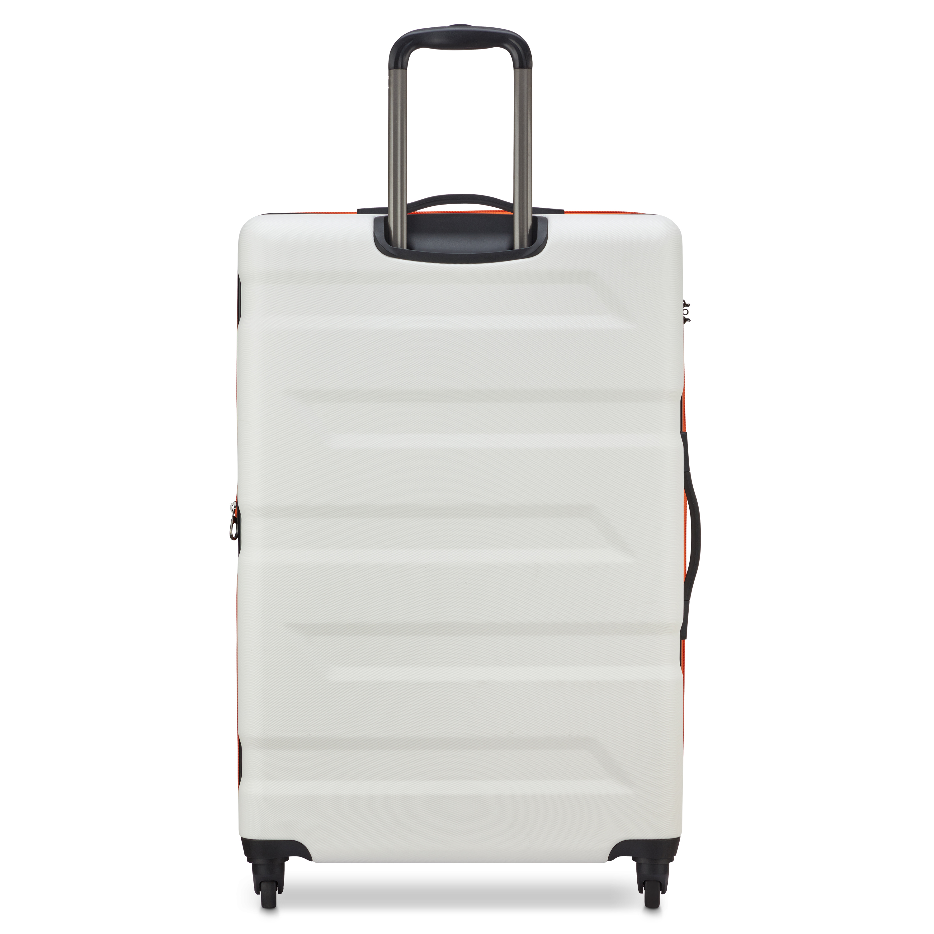 Securitech by Delsey, Slash 28" Checked Expandable Spinner Luggage, White