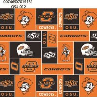 Fleece Fabric A/o Ok State Cowbys