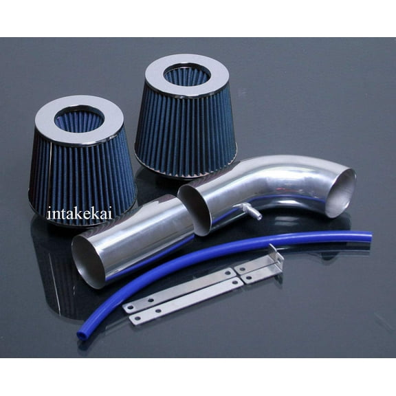 1988 1989 1990 1991 1992 1993 1994 1995 FORD BRONC F-150 5.0 5.0L 5.8 5.8L V8 ENGINE (WILL ONLY FIT FOR VEHICLE without THE MAF SENSOR UNIT) AIR INTAKE KIT SYSTEMS (BLUE)