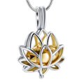 thumbnail image 1 of Cremation Jewelry Lotus Flower Necklaces For Ashes, 1 of 6