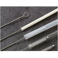 thumbnail image 5 of Jewexier 10Pack Straw Cleaner -  Long Stainless Steel Straw Brush for  Drinking Straws, Water Bottles and Pipes(9.8in*0.47in), 5 of 7