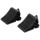 thumbnail image 1 of 2Pcs Antislip Vehicle Car Truck Wheel Tire Chock Stop Block Black, 1 of 5