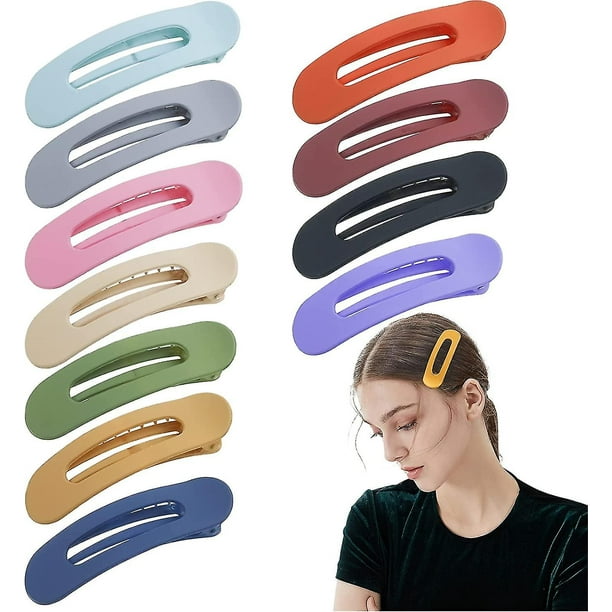 11 Pack Duckbill Alligator Hair Clips Side Slide Banana Clips Hair