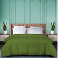 thumbnail image 1 of BedDecor 300 GSM 1 Pcs Stripe (Sage, King/California King) 100% Egyptian Cotton Base Comforter, 1 of 7