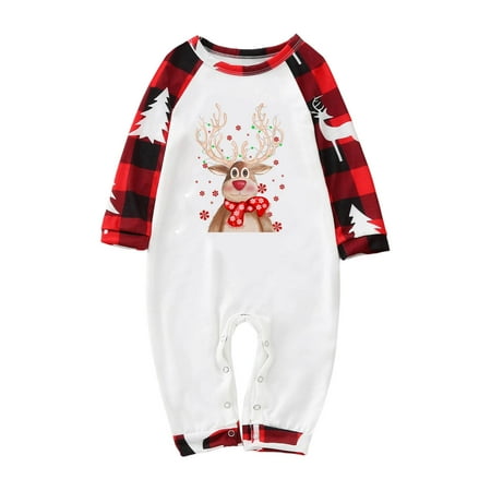 

Family Matching Outfits Casual Christmas Parent And Child Wear Funny Printed Home Clothes Set Family Gathering Casual Pajamas Set Red 18 Months - 24 Months