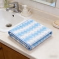 thumbnail image 6 of Ywbawe 35x75cm Coral Fleece Face and Hand Towel, Super Soft Absorbent Bathroom Kitchen Towel, 1-Pack, 6 of 6