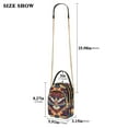 thumbnail image 2 of FORMRS Crossbody Bag for Women Quilted Travel Shoulder Cell Phone Purse with Chain Strap Handbag, Beige Geometric Eagle, 2 of 7