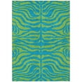 thumbnail image 2 of Addison Rugs Chantille Indoor/Outdoor Transitional Animal Print Teal Washable Rectangle Rug, 8' x 10', 2 of 6