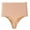 Beige, variant on Plus Size Underwear for Women High Waisted Cotton Briefs Shaper Pants Body Shaping Thong Comfortable Breathable Underwear Panties, Sizes M-2XL