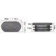 thumbnail image 2 of 100 Pieces 15x30mm Plastic End Caps,for Furniture Feet Tubes Oval End Caps,for Plastic Chair Legs Stopper,for Oval Pipe_fi, 2 of 5
