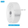 thumbnail image 2 of Uxcell 7.9FT Taekwondo Colored Ranking Belts for Competition Training, White 2 Pack, 2 of 6