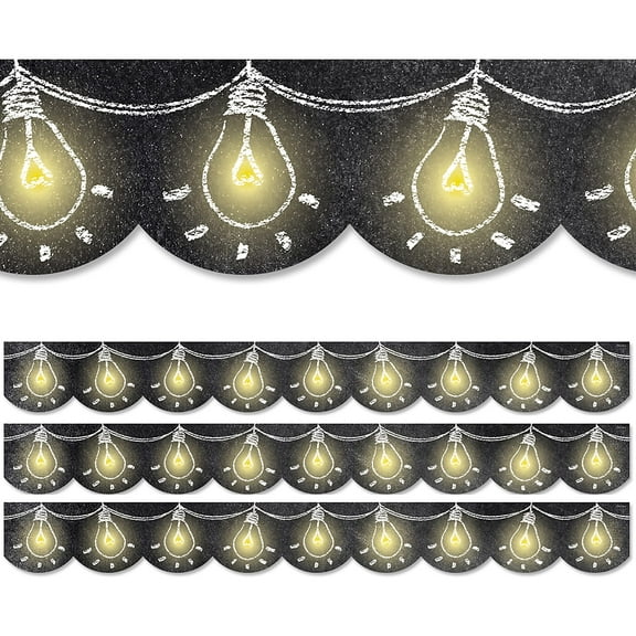 Creative Teaching Press Lightbulbs EZ Border, 48 Feet, 3 Packs