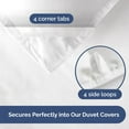 thumbnail image 7 of CGK Linens Premium Down Alternative Comforter - Full Size All-Season Fluffy & Cozy Duvet Insert, White, 7 of 7