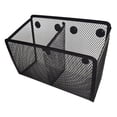 thumbnail image 1 of Porta lápices magnético Cesta de malla negra para armario frigorífico 2 cuadrícula Sunnimix Tenedor de lápiz de malla, 1 of 6