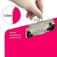 thumbnail image 4 of ALAZA Plastic Clipboard A4 Letter Size Decorative Clipboards for Students Women Men 9" x 12.5" Deep Pink, 4 of 6