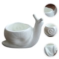 thumbnail image 4 of WEAVILUX White Ceramic Flower Pot for Garden, Balcony, Indoor and Outdoor Use - 1 Piece, 4 of 5