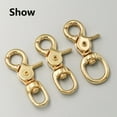 thumbnail image 6 of BE-TOOL 4PCS Lobster Trigger Snap Hooks, Swivel Trigger Clasp Hooks, Brass Snaps for Bags Keychain Purses Golden, 6 of 8